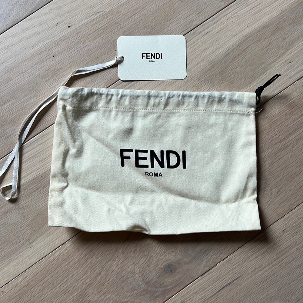 NEW FENDI Canvas Dust bag 7 ” x 10 ”